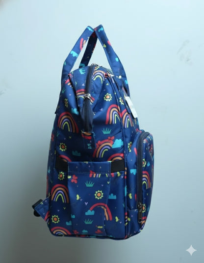 Blue Crown Diaper Backpack