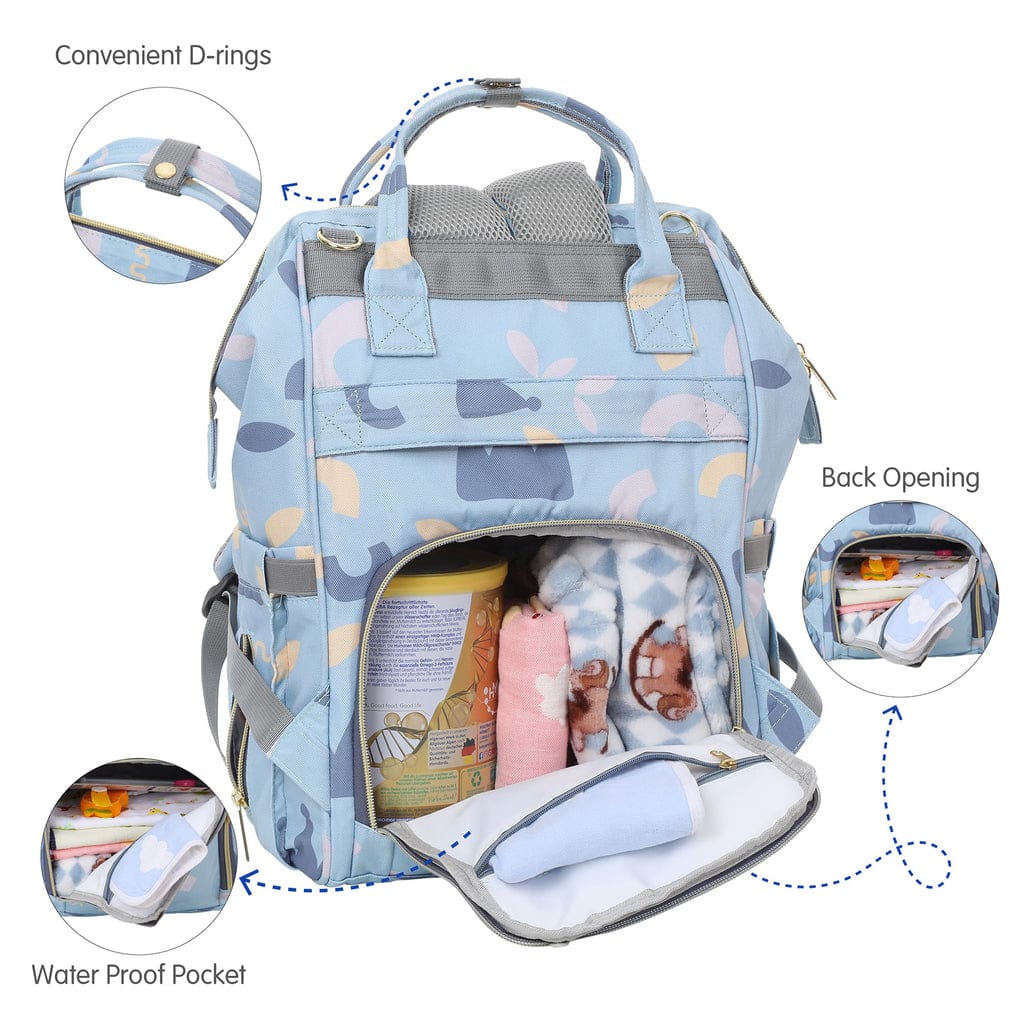 Rainbow Delight” Diaper Backpack
