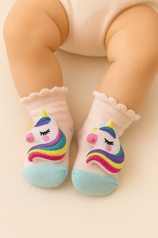 Magical Unicorn Baby Socks