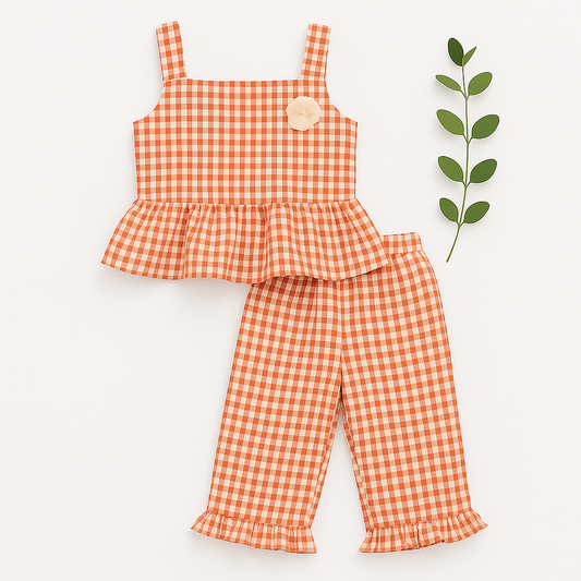 KOPA RED CHECKED ELEGANCE SET