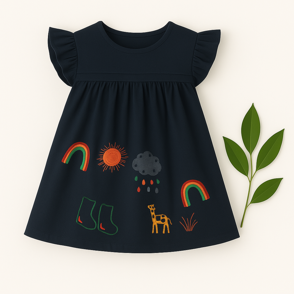 KOPA BLUE SAFARI DRESS