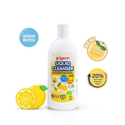 Liquid Cleanser Yuzu – Safe & Eco-Friendly Baby Bottle & Vegetable Cleaner