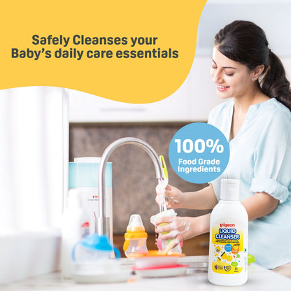 Liquid Cleanser Yuzu – Safe & Eco-Friendly Baby Bottle & Vegetable Cleaner