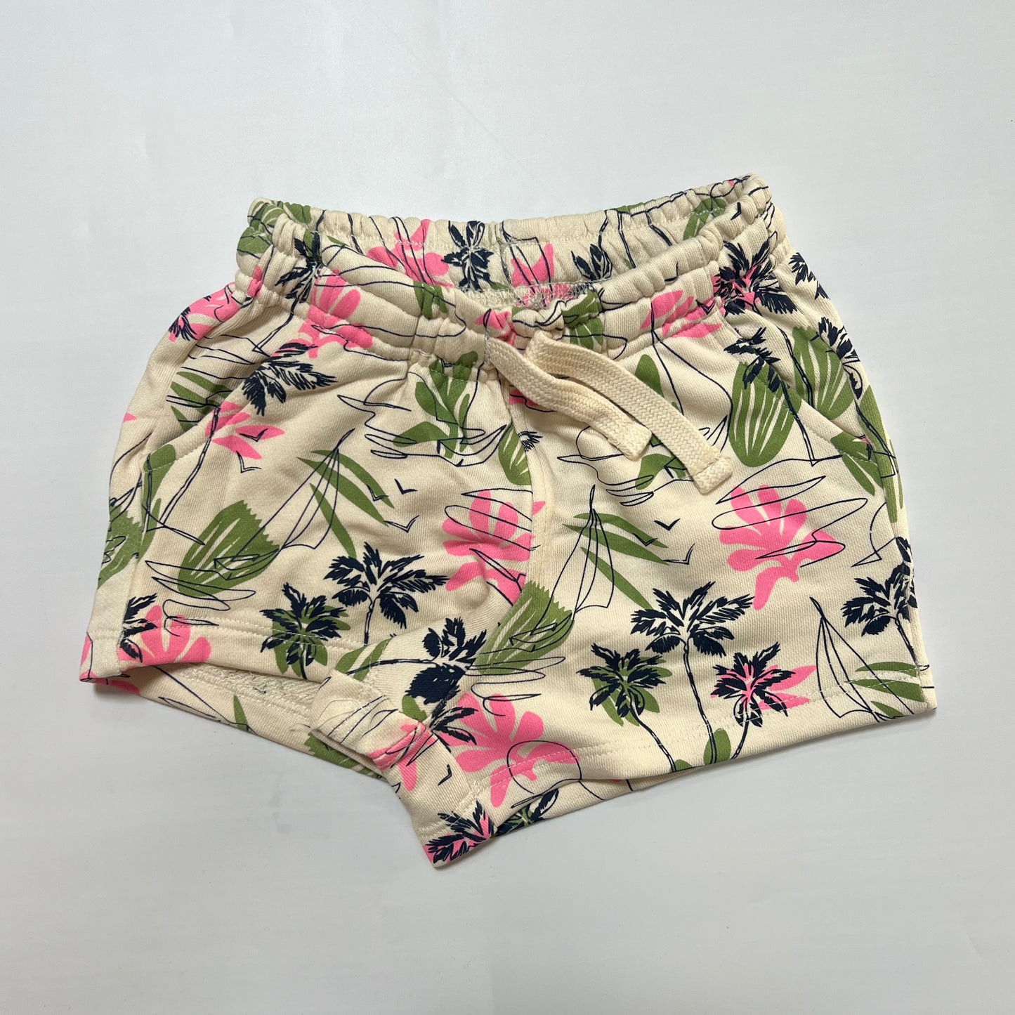 Trendy Printed Cotton Shorts for Girls – Tropical & Weekend Vibes - Mamadada