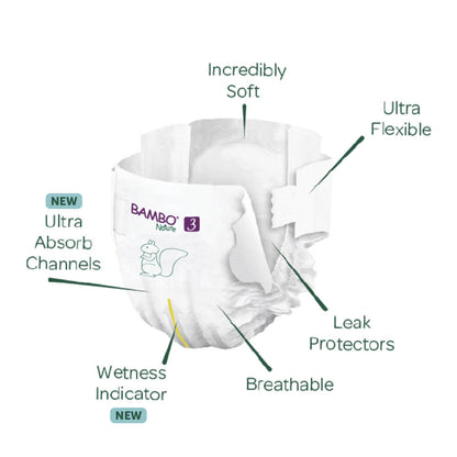 Bambo Nature Eco-Friendly Baby Diapers – Size 3 (M)