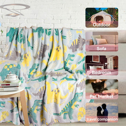 Glow-in-the-Dark Kids Blanket Collection
