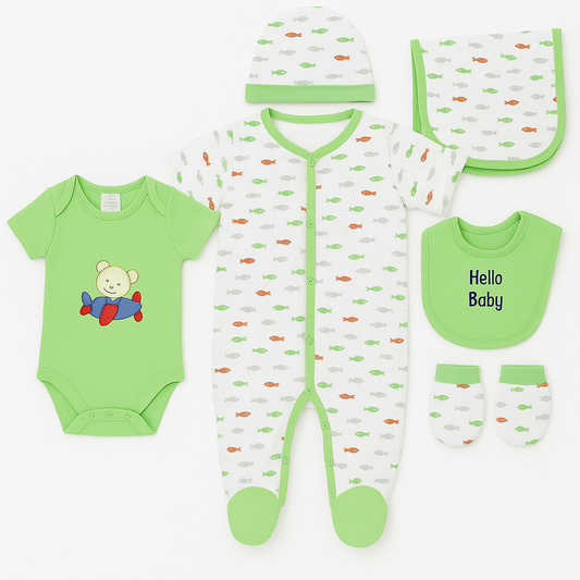 082I-NB ROMPERS GIFT SET