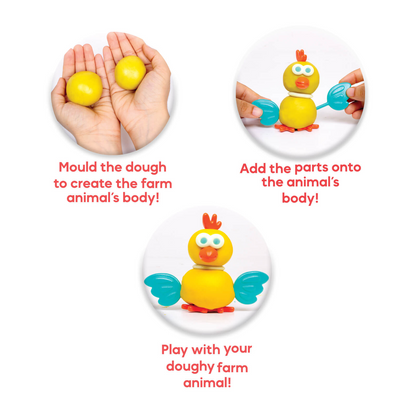 Funskool FunDough Farm Friends – Animal Creation Set - Mamadada