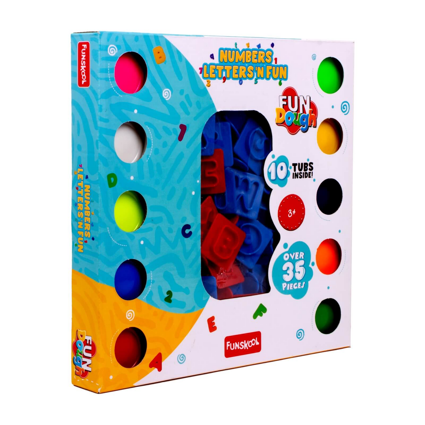 Funskool FunDough Numbers, Letters & Fun Set - Mamadada
