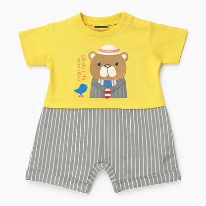 376-LEMON BOYS ROMPER