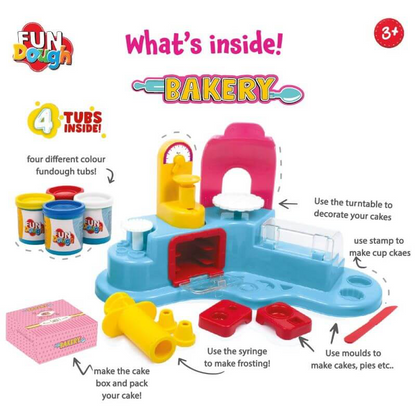 Funskool FunDough Bakery Set – Cake & Pastry Play Kit - Mamadada