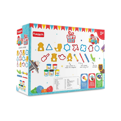 Funskool FunDough Gift Set – 5 Tub Creative Dough Play Kit - Mamadada