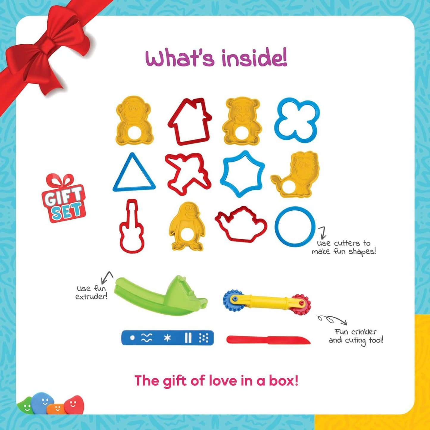 Funskool FunDough Gift Set – 5 Tub Creative Dough Play Kit - Mamadada