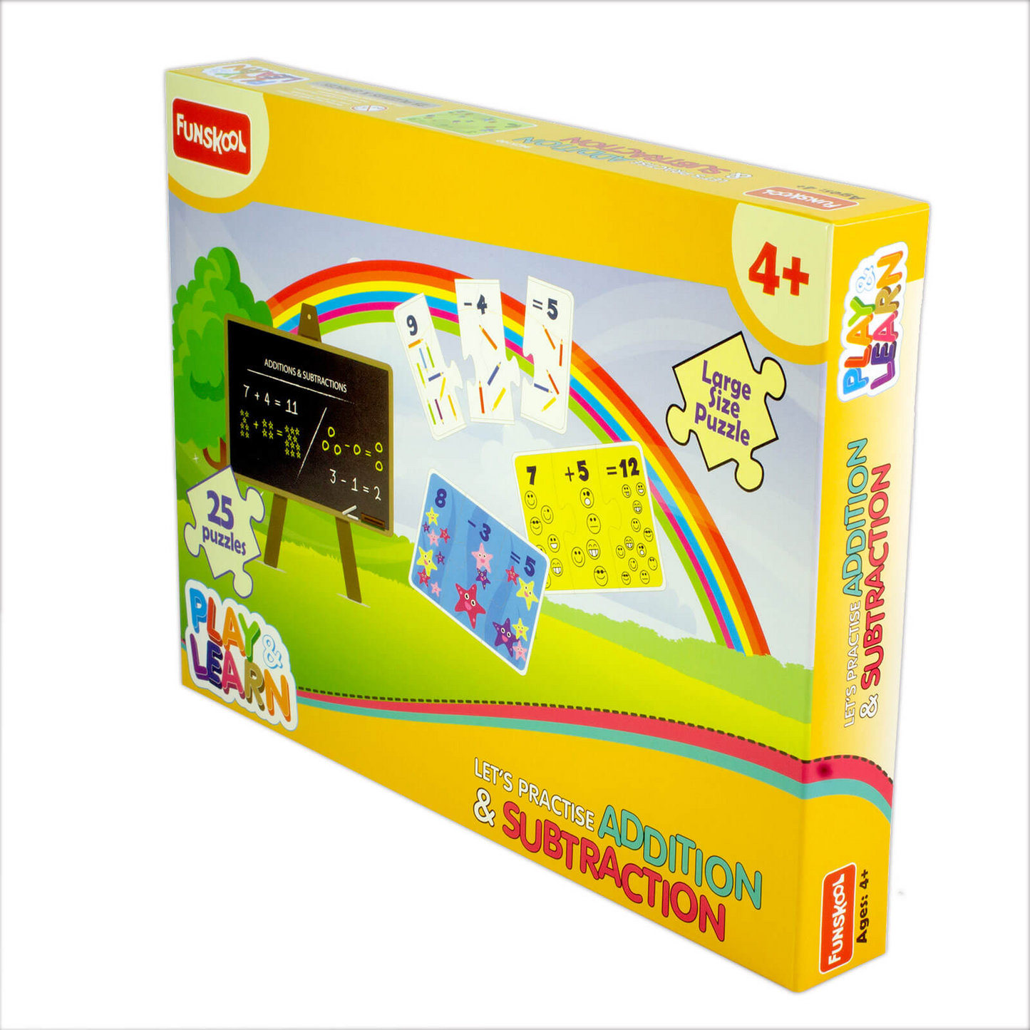 Funskool Play & Learn – Addition & Subtraction Puzzle - Mamadada