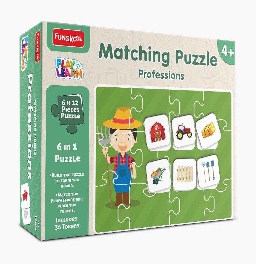 Funskool Matching Puzzle – Professions Learning Set - Mamadada