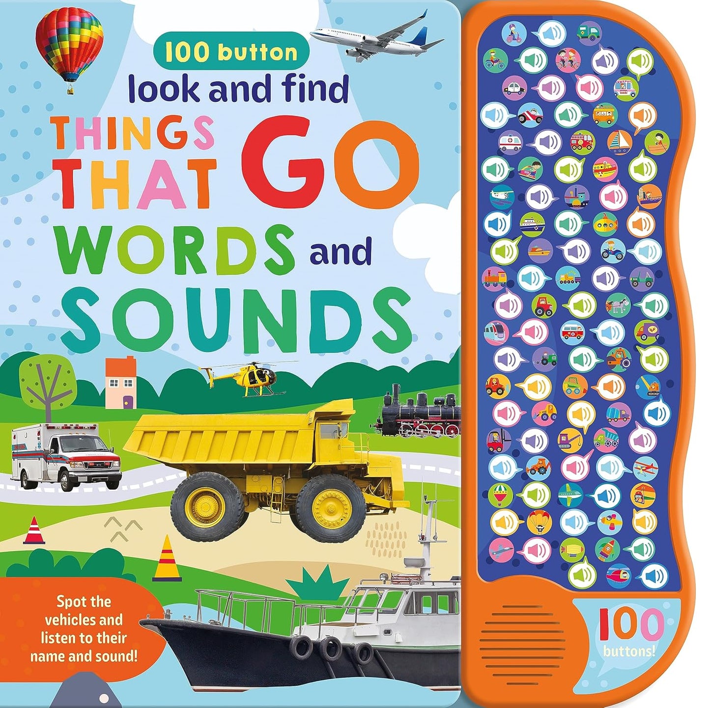 Look and Find Things That Go Words and Sounds - Shree books