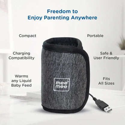Portable Baby Bottle Warmer With Quick USB Charging