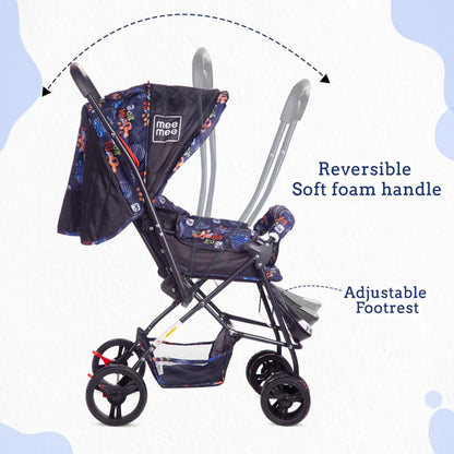 Mee Mee- Baby Pram with Adjustable Seating Positions and Reversible Handle