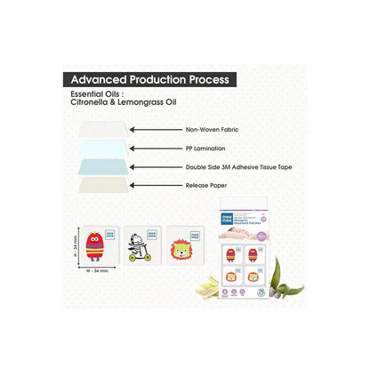 MEE MEE MOSQUITO REPELLANT PATCHES 24 PCS