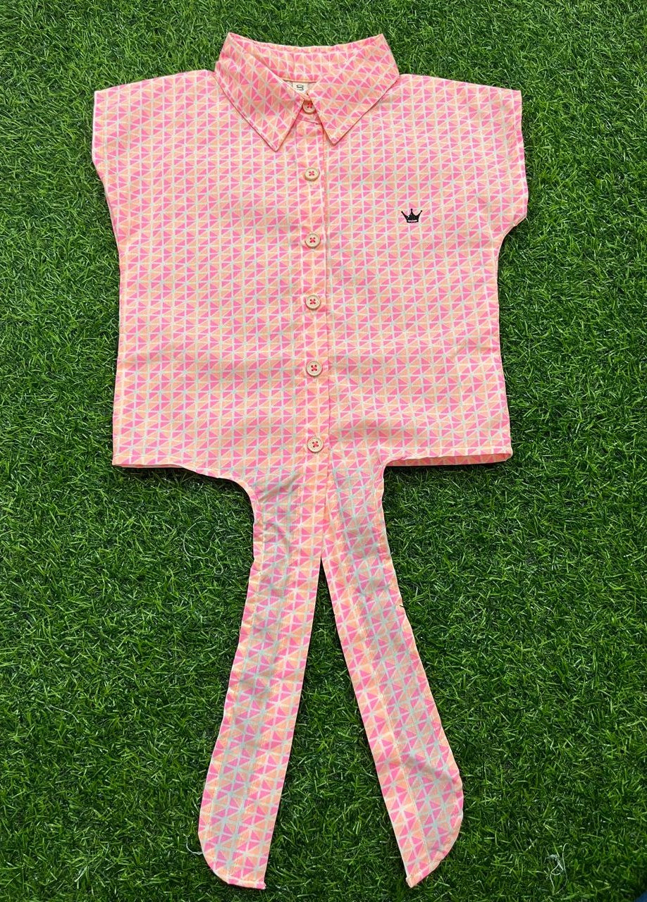 ORI3281-NEON PINK GIRLS SET
