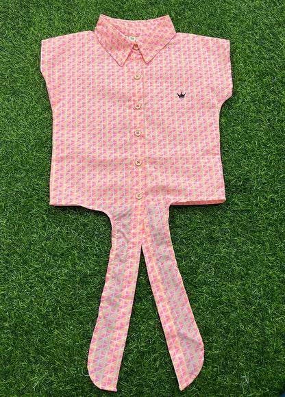 ORI3281-NEON PINK GIRLS SET