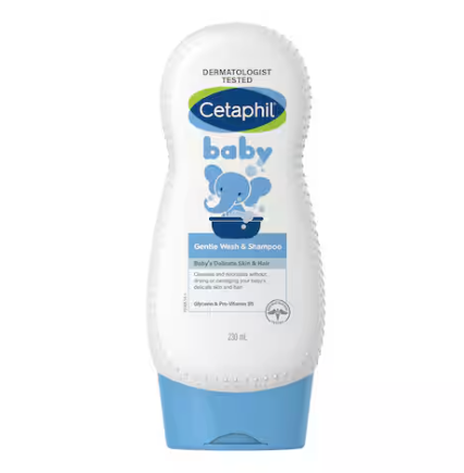 Cetaphil Baby Wash & Shampoo 230ml - Mamadada