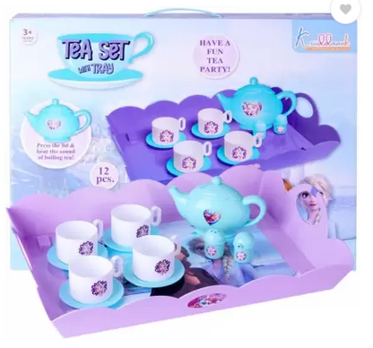 TST-100540-FR TEA SET WITH TRAY FROZEN