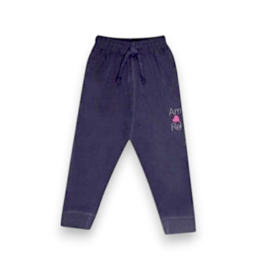 DO-27512 YALE BLUE G.PRINTED JOGGERS