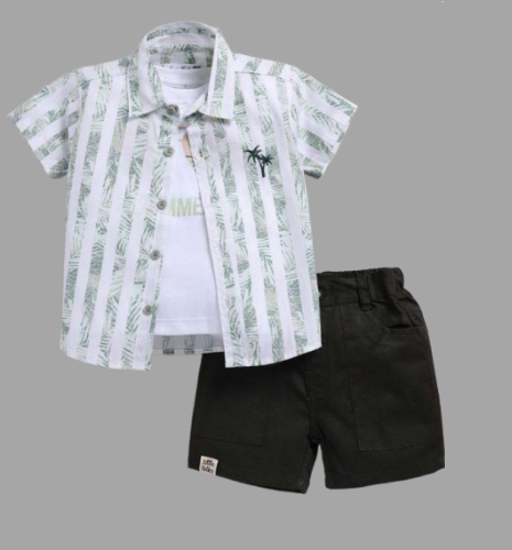 DF1760-GREEN SHIRT B/SUIT