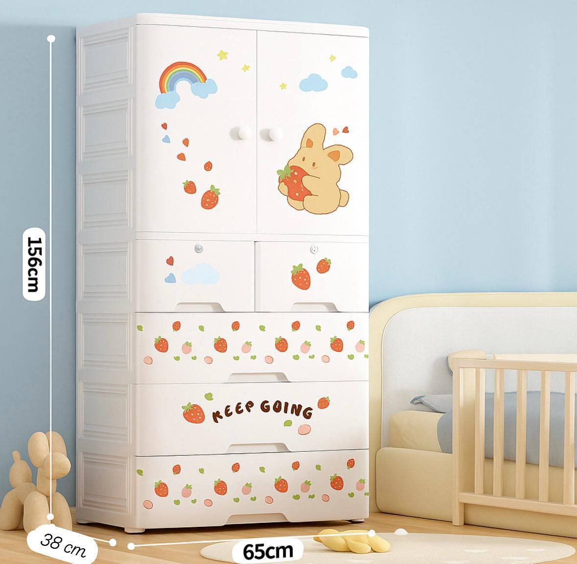 Kids Cartoon Wardrobe Collection – Cute & Practical Storage for Little Ones - Mamadada