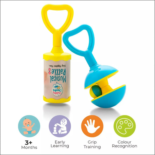 SY1193-2PCS MUSIC RATTLE