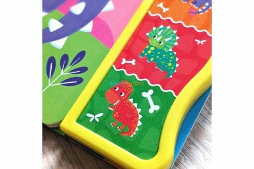 Touch and Feel Dinosaurs with 5 Dino Sounds-Shree books