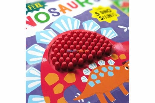 Touch and Feel Dinosaurs with 5 Dino Sounds-Shree books