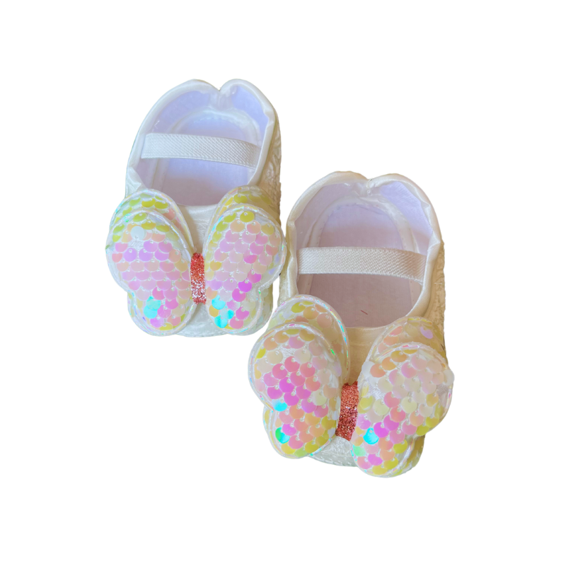 LH WHT&MULTI  BOOTIES