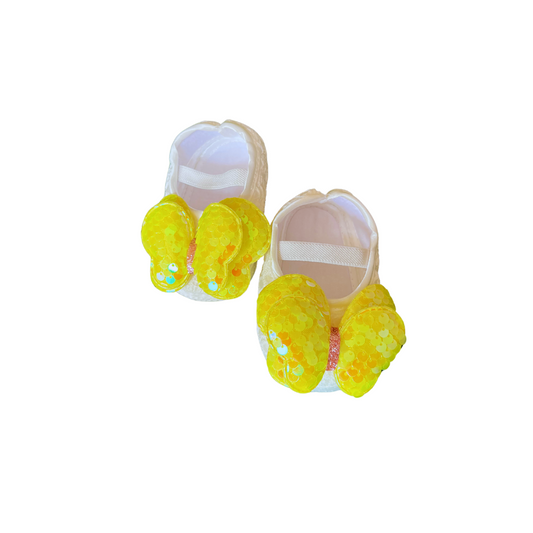 LH WHT&YEW BOOTIES