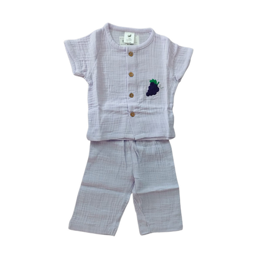LH -LAVENDER MUSLIN SET