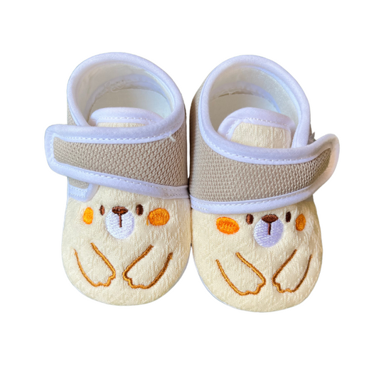 LH-CREAM DOG BOOTIES