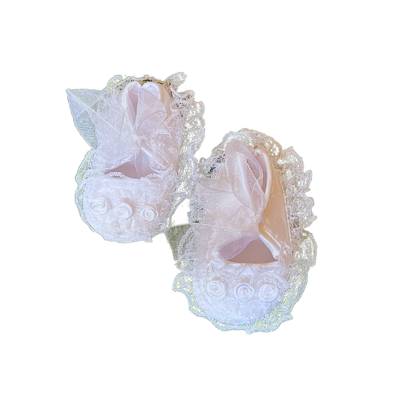 LH WHITE BABY BOOTIES