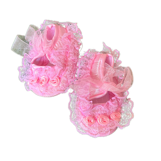 LH B.PINK BABY BOOTIES