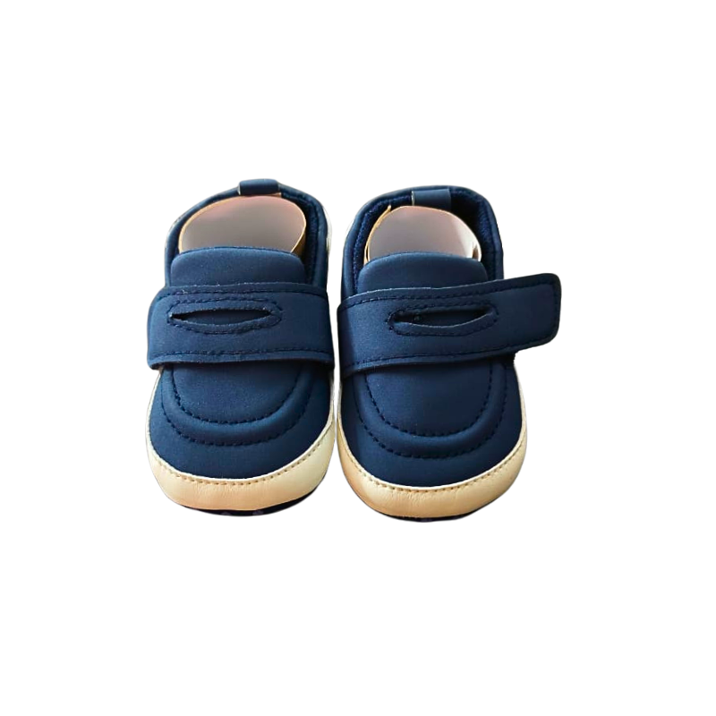 LH-NAVY PLAIN BOOTIES