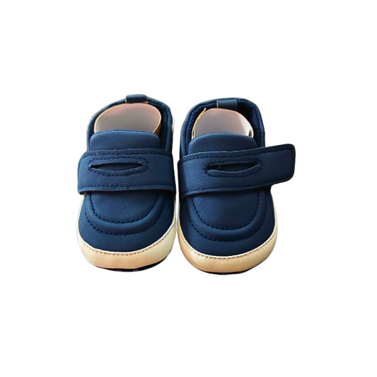 LH-NAVY PLAIN BOOTIES