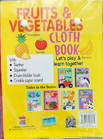 FRUITS&VEGETABLE CLOTH BOOK - Mamadada