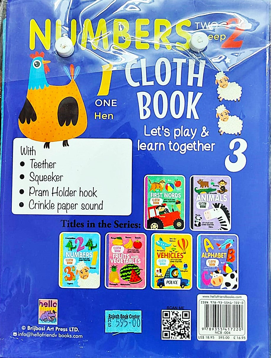 NUMBERS CLOTH BOOK - Mamadada
