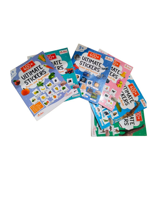 Pegasus - 400 ULTIMATE STICKER  Space and Science, Dinosaurs, World Around Us for 3+ Years Kids