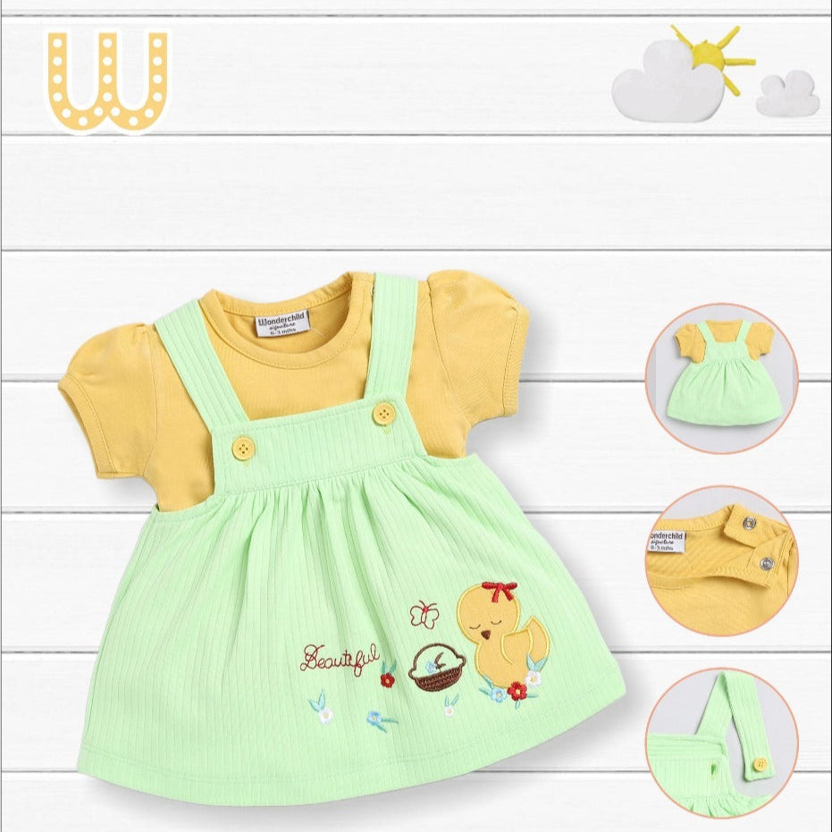 WC-6335 S/S GREEN DUNGEREE