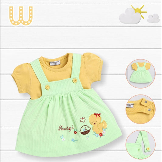 WC-6335 S/S GREEN DUNGEREE