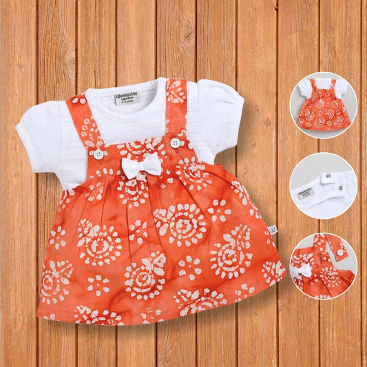 WC-6362 S/S ORANGE DUNGEREE