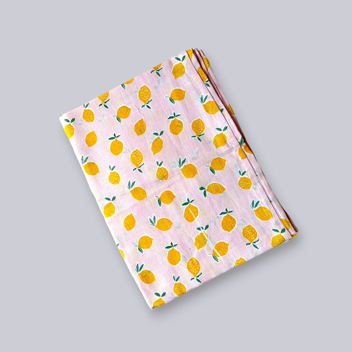 LEMON PRINT MUSLIN TOWEL 100X100