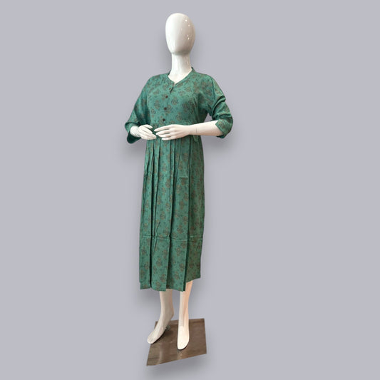 BW-GREEN FEEDING KURTI