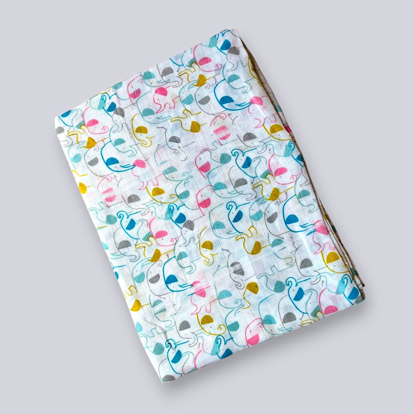 ELEPHANT MUSLIN TOWEL 100X100